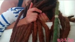 dreadhead clio receives hard morning anal