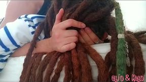 dreadhead clio receives hard morning anal