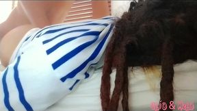 dreadhead clio receives hard morning anal