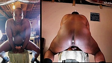 Big Dicked Stud Pounding Toy Ass Deep And Hard