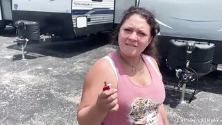 Colombian goddess offer vagina butt down payment for RV. La