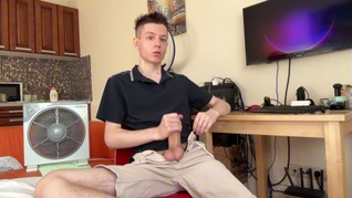 Did You Know That Remote Worker Evgeny Jerks Off At The Computer?