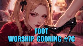 Foot Worship Gooning #7C: Goddess Sole Overload Trance (Animated, Music)