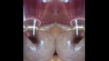 MIRRanuz-30 20240427 Glass Apple Stem Fucks Urethra Hole in the tip of my Cock