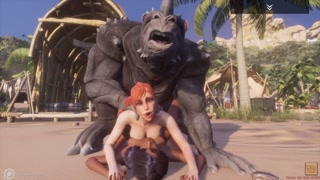 Wild Life / Huge Furrie With 2 Girl