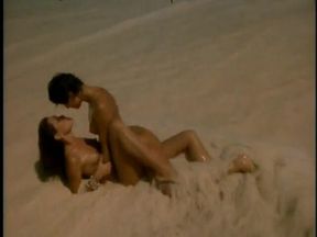 Tanned Beauty with Juicy Pink Pussy Gets Licked in Sand on Beach