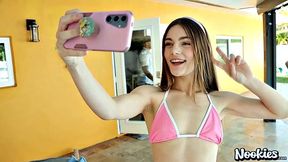 A Dip In Her Pool: Juniper Ren