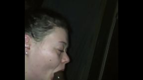 White Walmart girl suckin dick