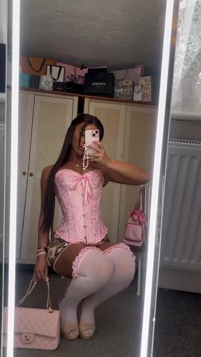 Petite onlyfan brunette shows off her charms