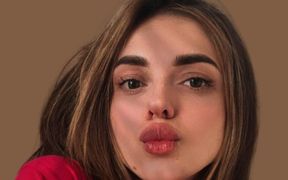 Seductive horny cutie masturbates tender pussy till juicy orgasm