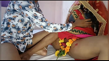 Young desi bride gets a rough wedding night pounding