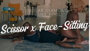 Nude Scissor & Domination - Sugar Diamond & Luke Pool as Step Brother
