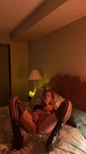 playing around masturbating
