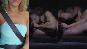 video completo: chupando e tomando porra no estacionamento enquanto o corno treina na academia