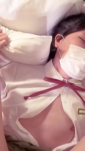 Suzume, School Uniform Ladyboy Get Fucked, Japanese Hentai Crossdresser Cosplayer   Clip 1