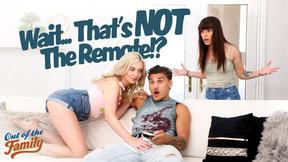 Lexi Lore, Chanel Camryn, and Victor Ray Discover a Shocking Surprise on the Couch
