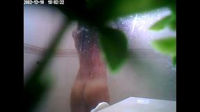 ricalatina espiada en la ducha lisa