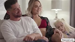 Horny Shemale Sucks And Rides Ts Stepsis