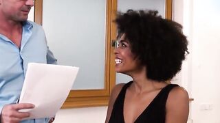 ExposedCasting - Luna Corazon Dirty Brazilian Ebony Cutie Sucks And