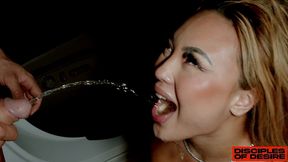 kazumi gets pounded in the dirtiest tunnel in los angeles, grimy street sex