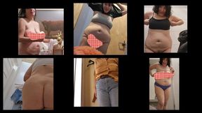 Wet Wild GIANTESS Clip Bundle Mix Of Home Toilet Gym Locker Room Fitting Room