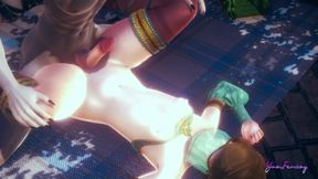 Zelda Yaoi Femboy - Attach Screwed Misionary (uncensored)