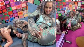 anal pornstars on set - 3 days production - behind the scenes with goth sluts