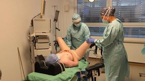 Cystoscopy with patient Rachel