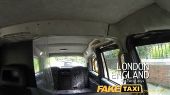 Raunchy Ride: British Girlfriend's POV Taxi Sex with Rough Anal
