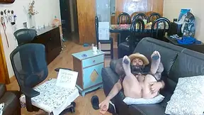 Bearded Whore Playing With His Hole Dressed Like A Bitch