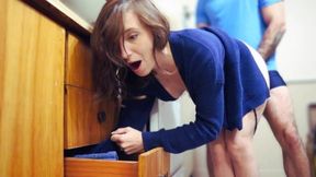 Stepmom Gets Stuck Again - (hot Milf Gets Fucked Hard)
