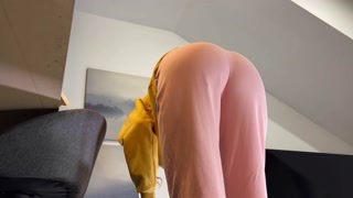 Hot redhead amateur college girl comes for a fashion try on haul turns into a porn casting