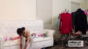 Petite Alicia Reign Is Addicted To Bryan Gozzling'_s Rough Fucking!