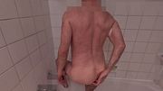 Daddy jerk off in shower. Soapy, hairy, grooming, Voyeur cam.