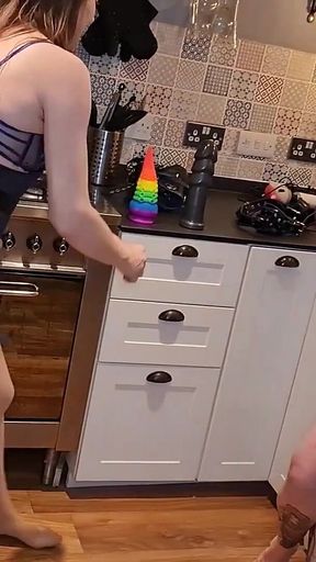 Fucking Her Over the Counter