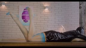 To Be Below Amber Feet Is A Dream Come True - Turquoise Stockings - Part 2