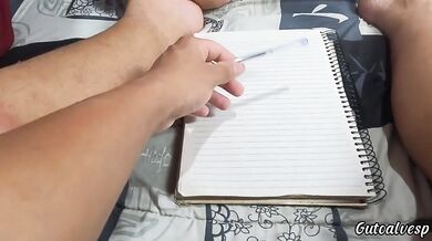 My teacher made me study real hard and I aced her private lessons