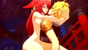 Blonde Wife Tempts Anime Lover While Husband Burns with Envy and Desire