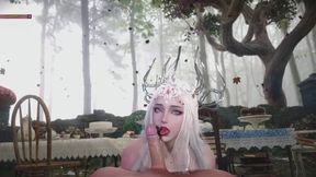 Queen ride the big cock - 3D Animation