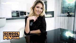 itsPOV - Your beauty Italian tutor Rebecca Volpetti is turned on as banged!