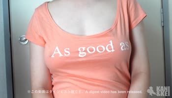 Kaniandkei's Japanese Cutie Flaunts Big Tits in POV Masturbation