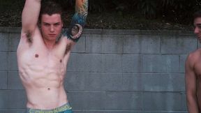 straight 18 year old zane porter fucks sexy twink, justin owen