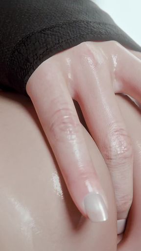 Yuffie Final Fantasy 7 Solo Wet Pussy Play Fingering & Moaning 3D Animation