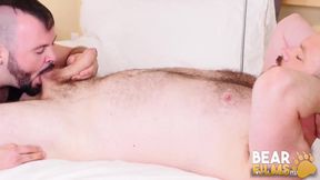 BEARFILMS Bears John Thomas and Dean Gauge bareback after bj