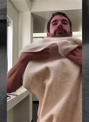 Drying off Locker Room After My Post-workout Shower