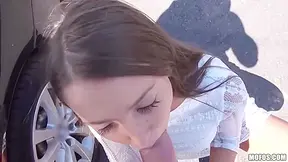 Nensi B Medina - Cutie Gets Roadside Anal