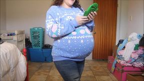 Pregnant Madeline Massive Belly Growth Series:Sweaters 2017