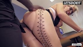 Stunning German MILF (Lana Vegas) Fucked In Her Office By Biggest BBC Ever - LETSDOEIT