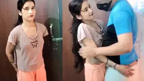 Cute step sister ko chocolate deke choda
