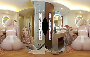 Naughty America - Blonde hottie, Kay Carter, is getting married and wants to share her man with brid
